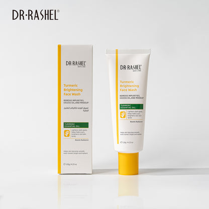Dr Rashel Turmeric Brightening Face Wash – Deep Cleanse, Oil Control & Glow-Boosting Formula