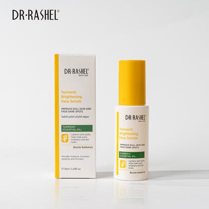 Dr Rashel Turmeric Brightening Face Serum – Fades Dark Spots, Boosts Radiance & Hydration