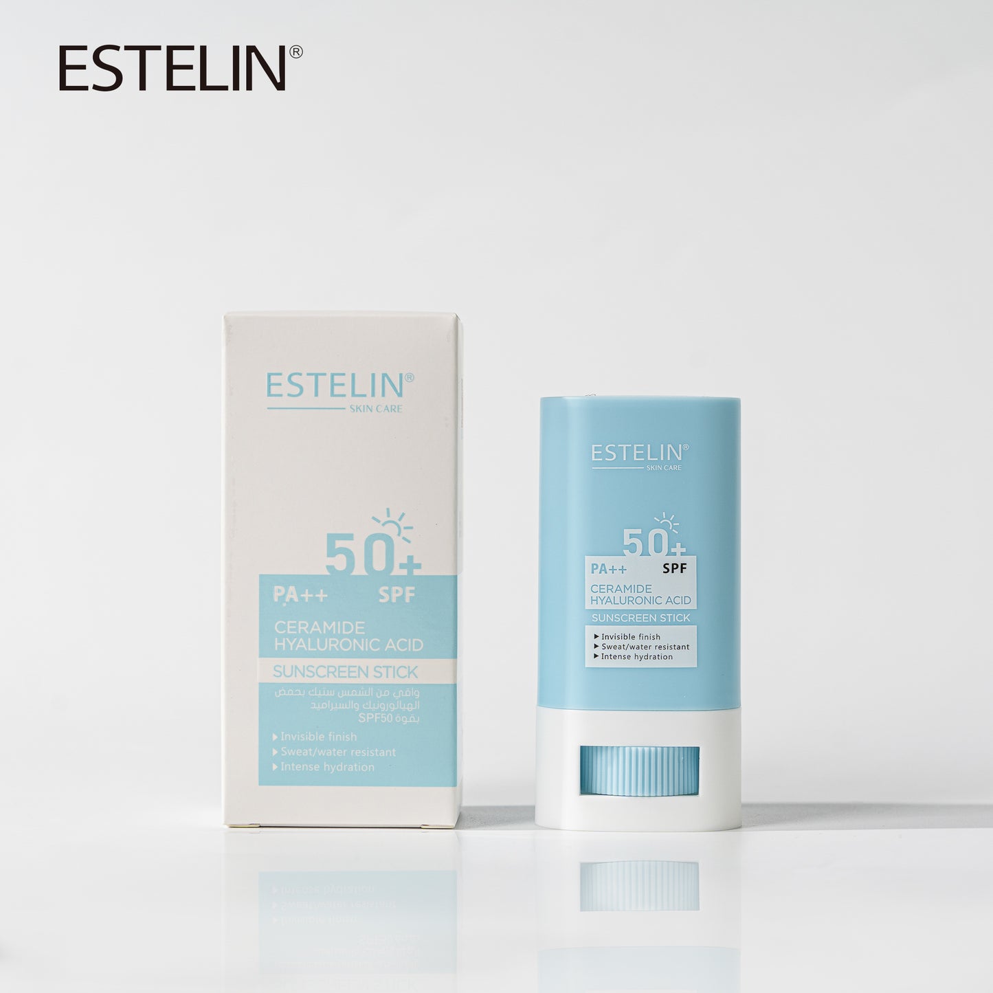 Estelin Ceramide + Hyaluronic Acid Sunscreen Stick SPF 50+