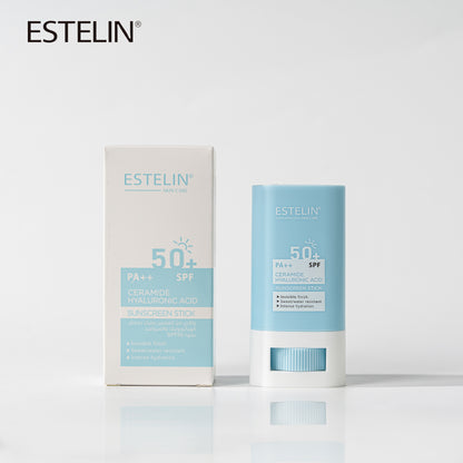 Estelin Ceramide + Hyaluronic Acid Sunscreen Stick SPF 50+