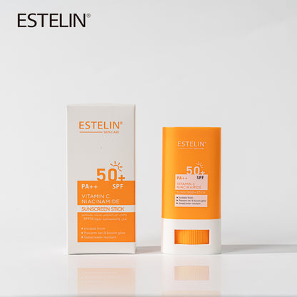 Estelin Vitamin C + Niacinamide Sunscreen Stick SPF 50+ PA++