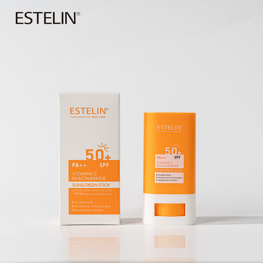 Estelin Vitamin C + Niacinamide Sunscreen Stick SPF 50+ PA++