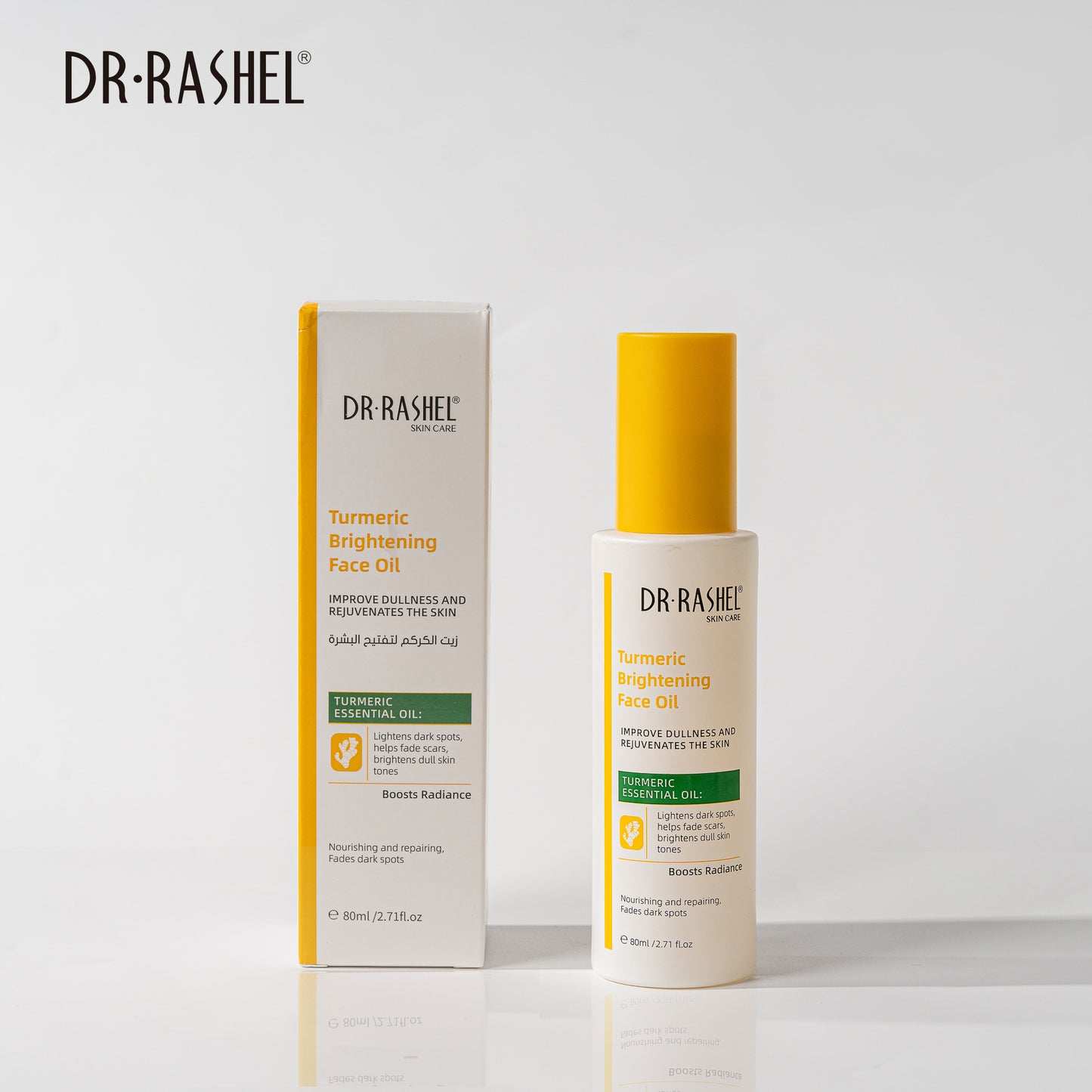 Dr Rashel Turmeric Brightening Face Oil – Deep Nourishment, Glow Boost & Spot Correction
