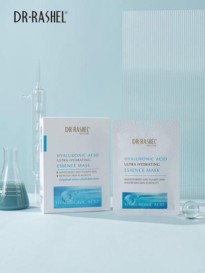 DR.RASHEL Hyaluronic Acid Ultra Hydrating Essence Mask – Intense Moisture & Plumping Sheet Mask
