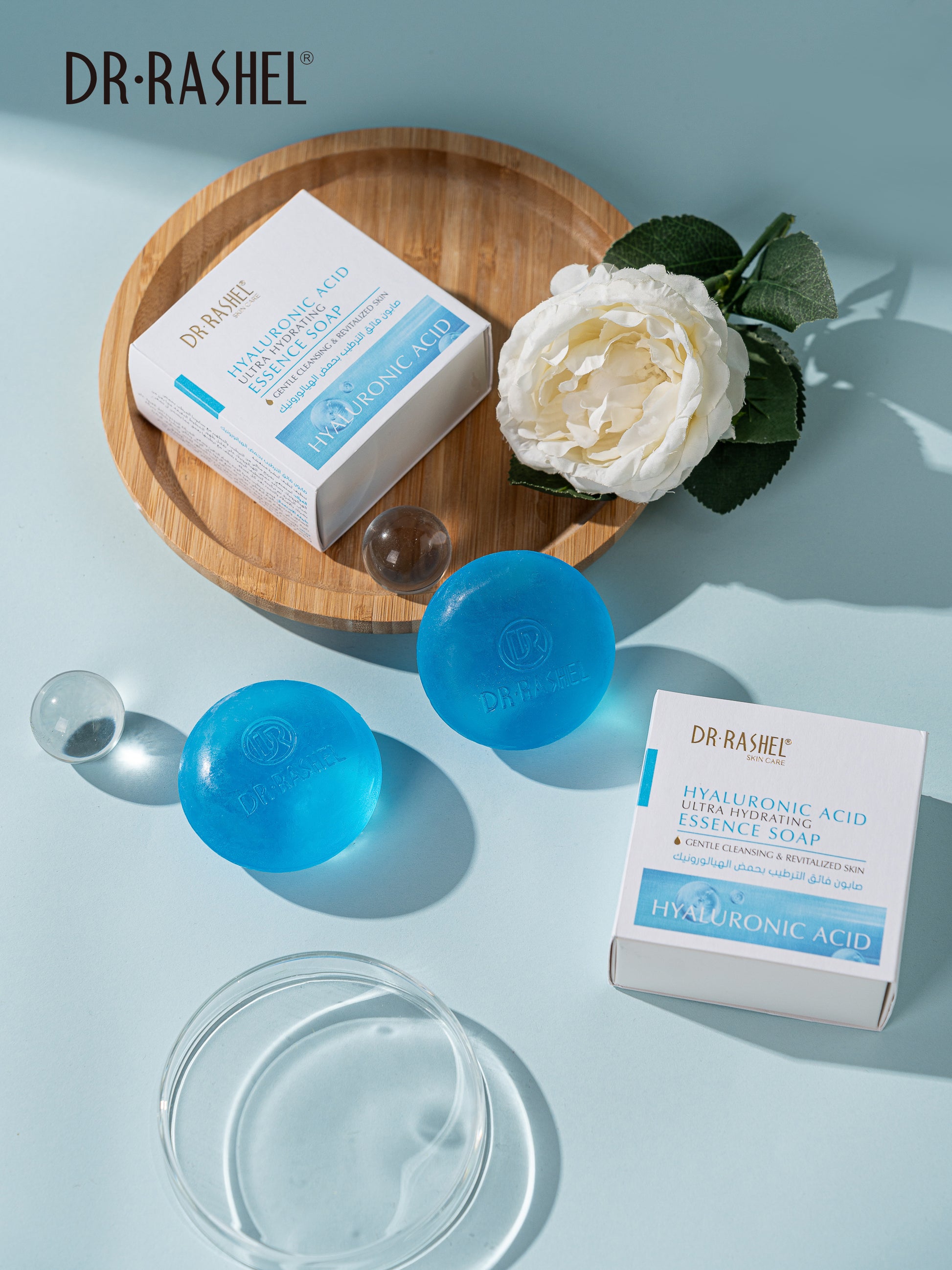 Dr Rashel Hyaluronic Acid Ultra Hydrating Essence Soap – Deep Moisture Boost & Gentle Skin Replenishment Bar (100g)