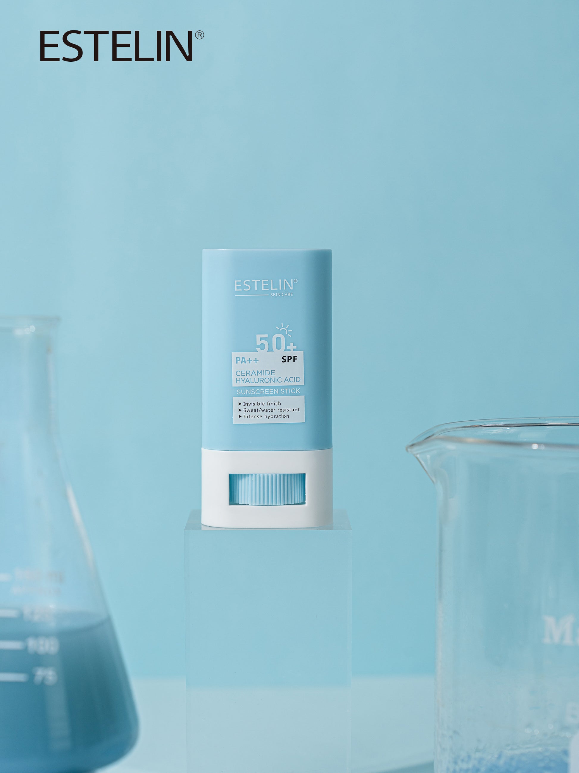 Estelin Ceramide + Hyaluronic Acid Sunscreen Stick SPF 50+