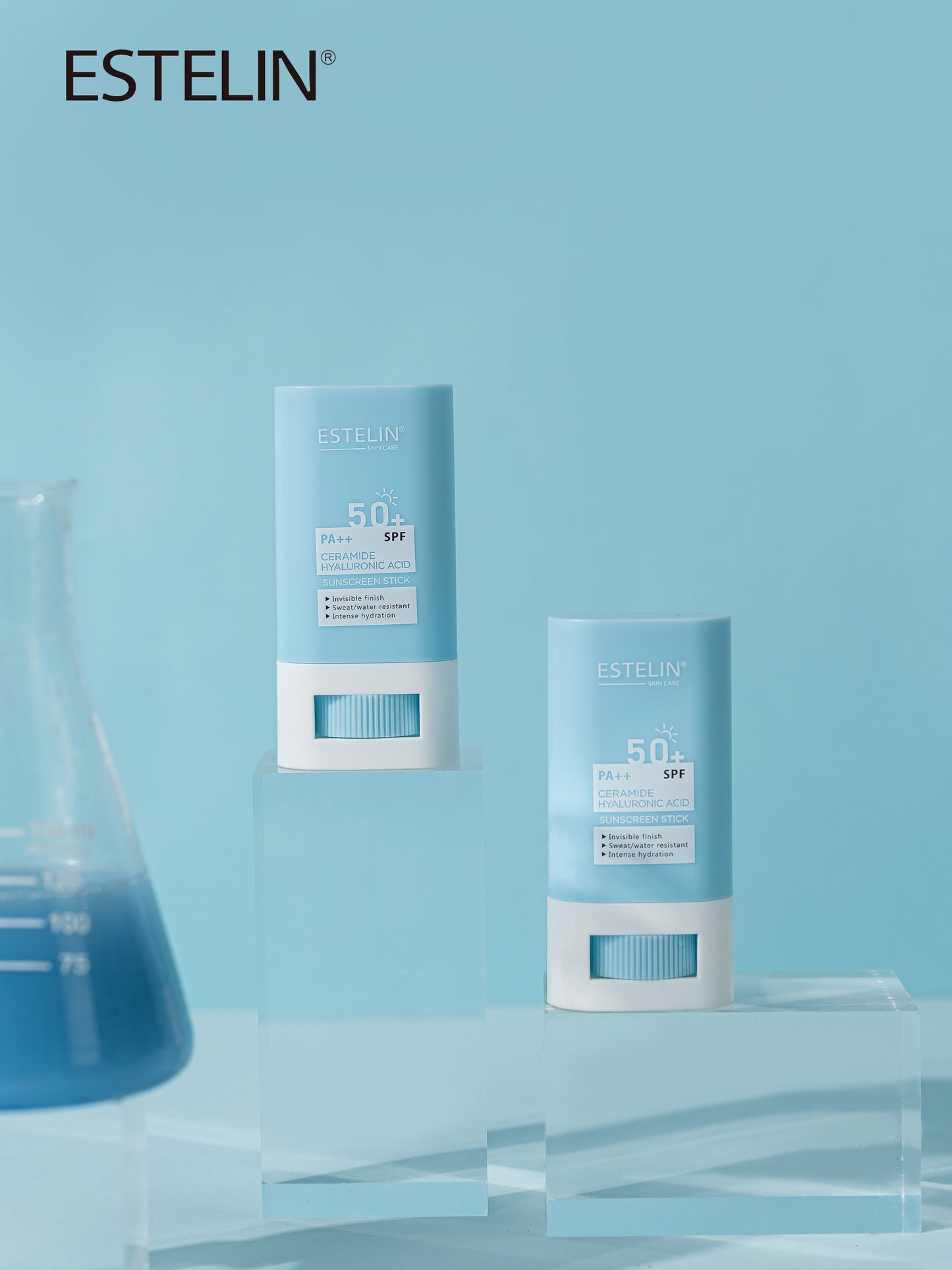 Estelin Ceramide + Hyaluronic Acid Sunscreen Stick SPF 50+