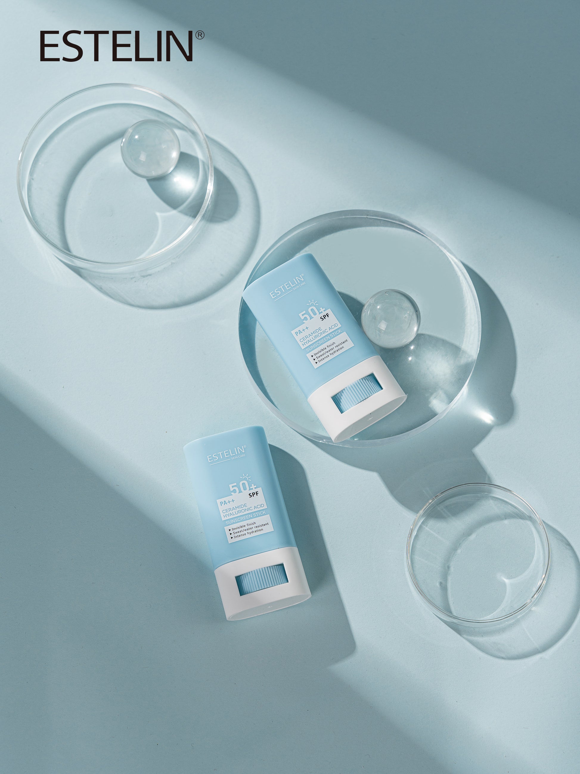 Estelin Ceramide + Hyaluronic Acid Sunscreen Stick SPF 50+
