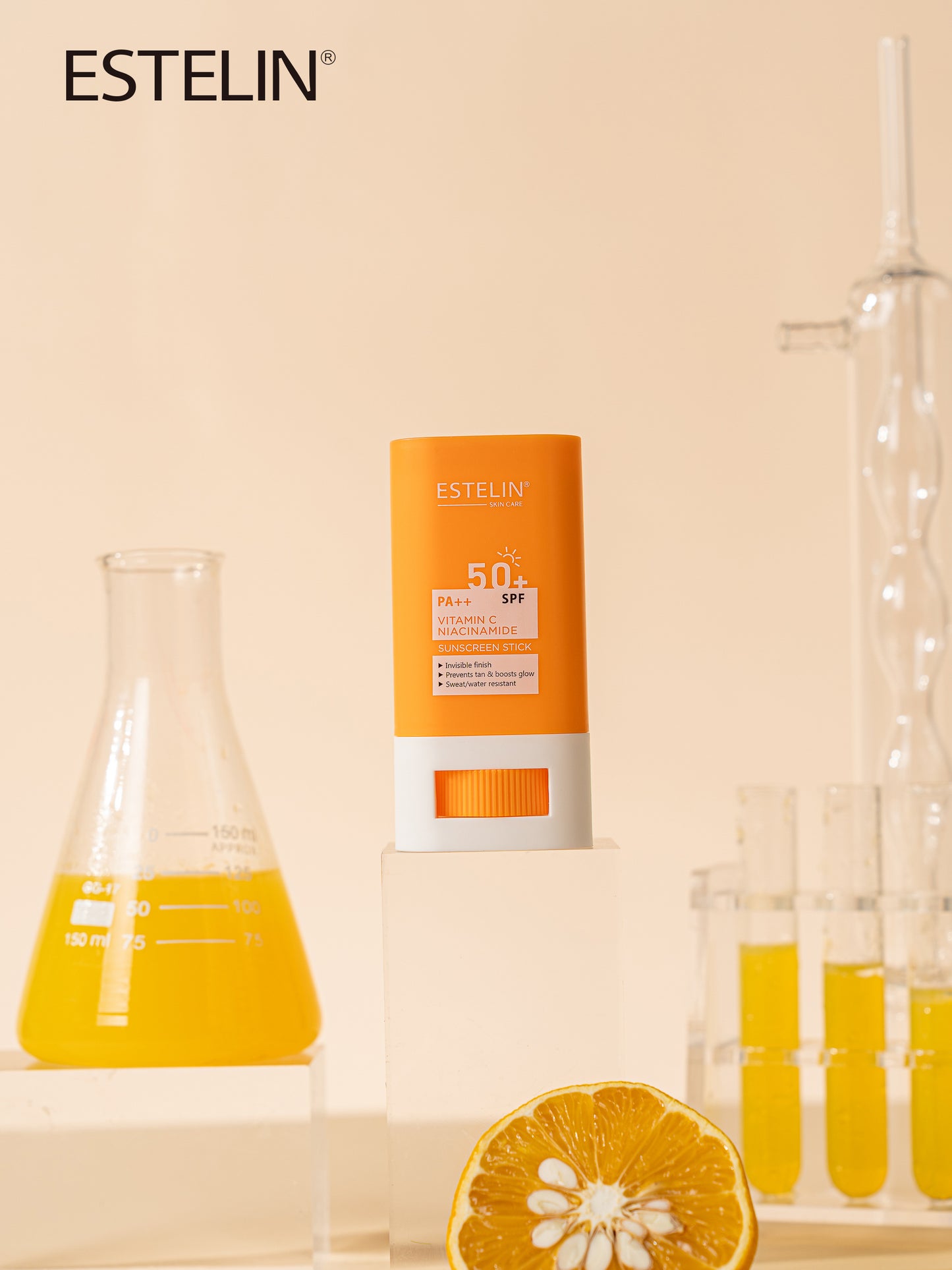 Estelin Vitamin C + Niacinamide Sunscreen Stick SPF 50+ PA++
