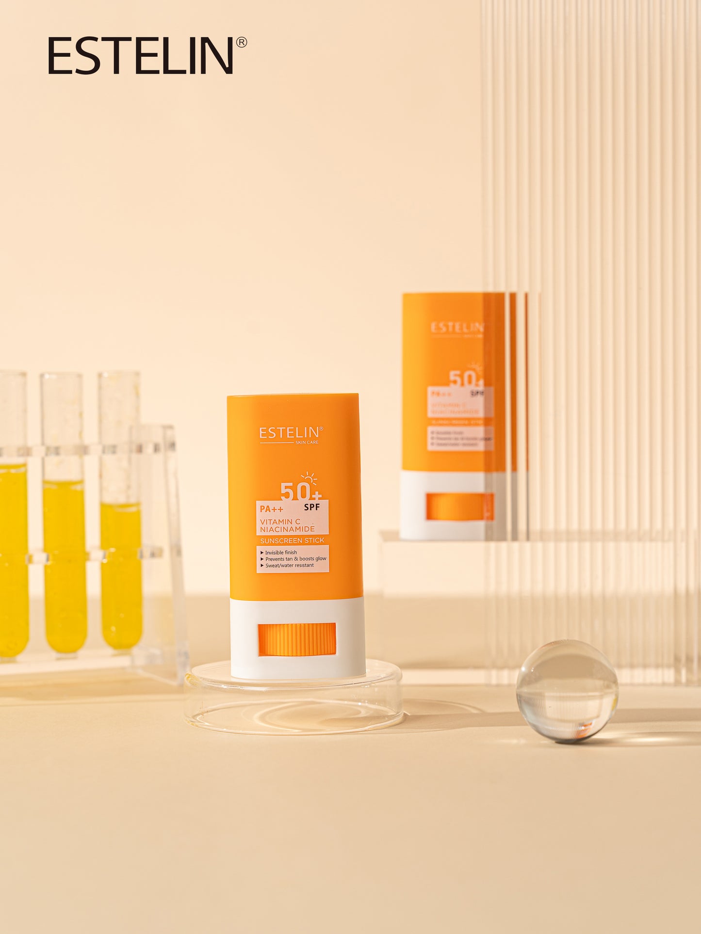 Estelin Vitamin C + Niacinamide Sunscreen Stick SPF 50+ PA++