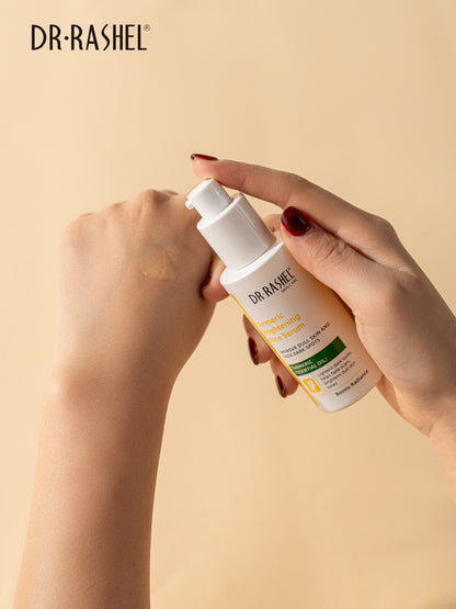 Dr Rashel Turmeric Brightening Face Serum – Fades Dark Spots, Boosts Radiance & Hydration