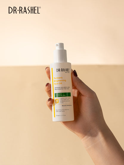 Dr Rashel Turmeric Brightening Face Oil – Deep Nourishment, Glow Boost & Spot Correction
