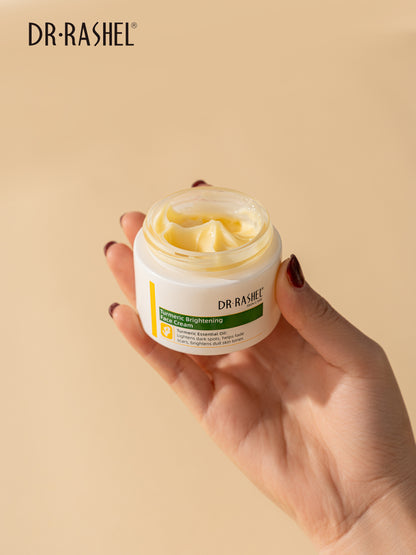 Dr Rashel Turmeric Face Cream – Dark Spot Corrector & Skin Brightening Moisturizer for Scars and Uneven Tone