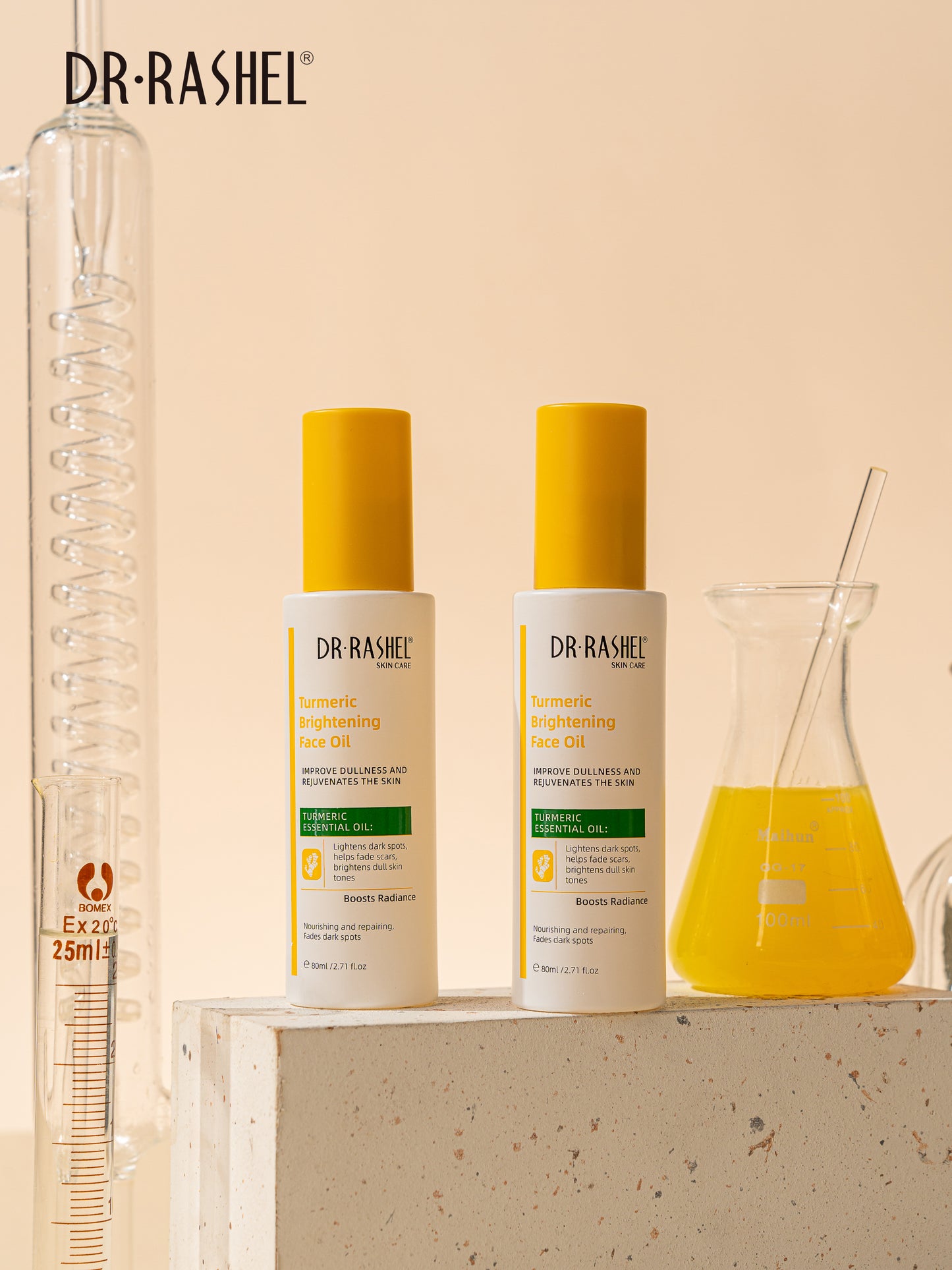 Dr Rashel Turmeric Brightening Face Oil – Deep Nourishment, Glow Boost & Spot Correction