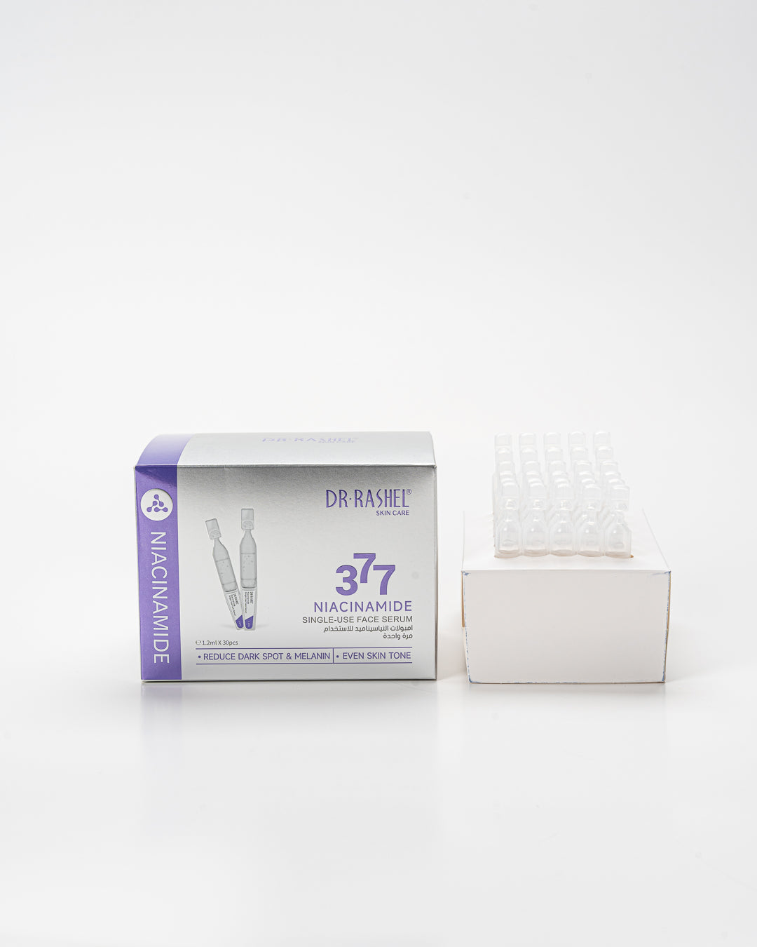 Dr Rashel 377 Niacinamide Single-Use Face Serum – Brightening & Spot Correcting Mini Ampoule (2ml)
