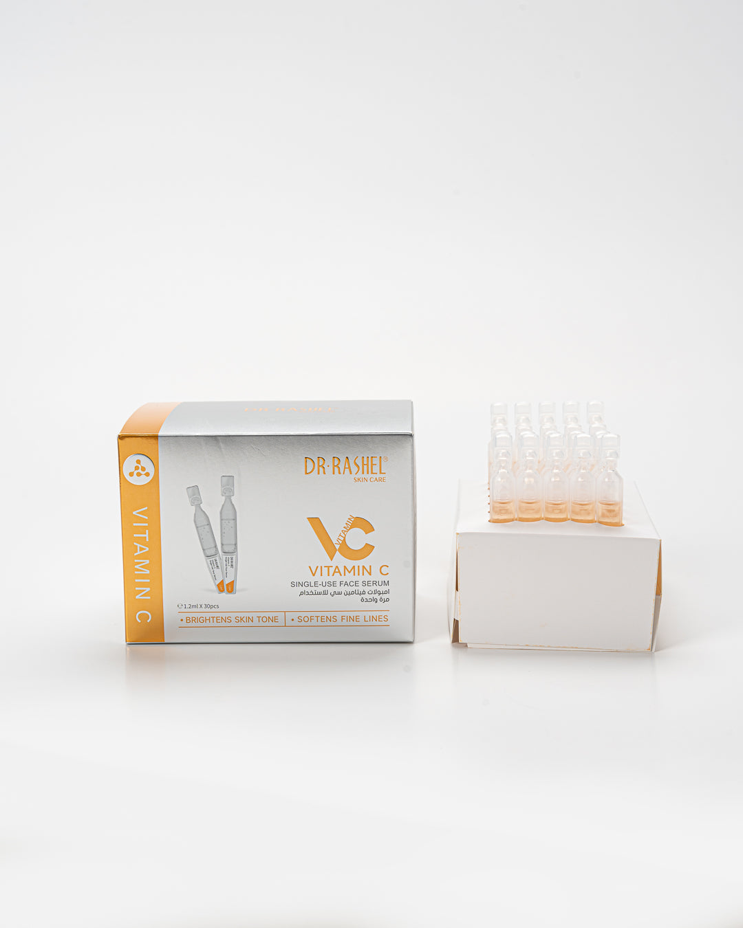 Dr Rashel VC Vitamin C Single-Use Face Serum – Instant Brightening & Anti-Dullness Glow Ampoule (2ml)