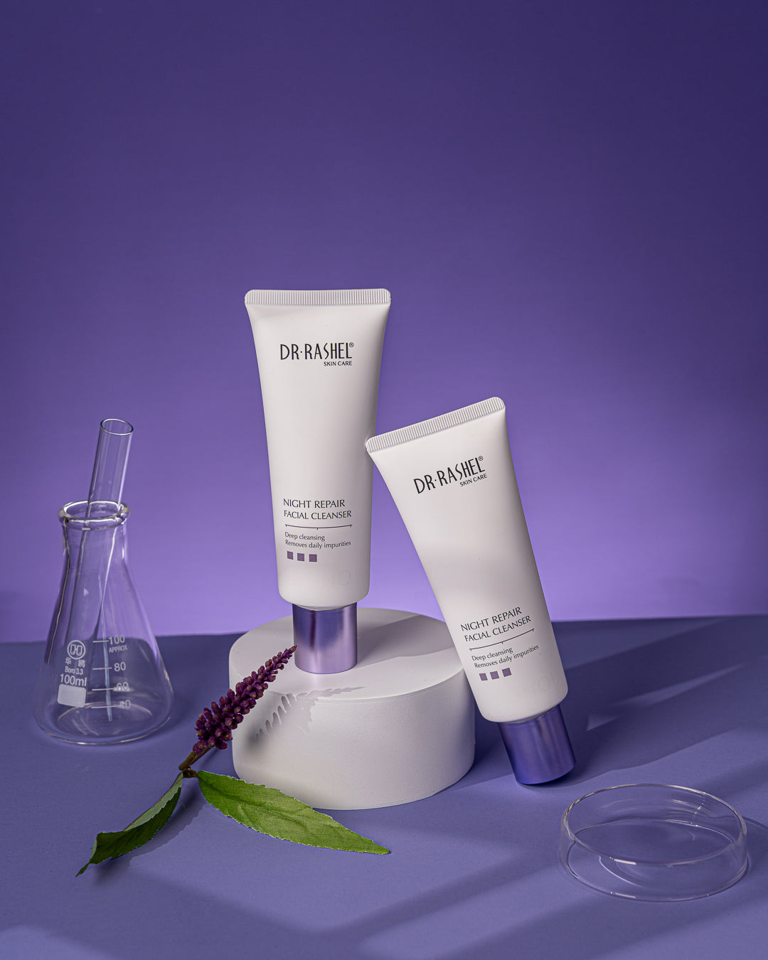 Dr Rashel Night Repair Facial Cleanser – 100ml Advanced Night Recovery Formula – Deep Cleansing, Hydration & Skin Renewal