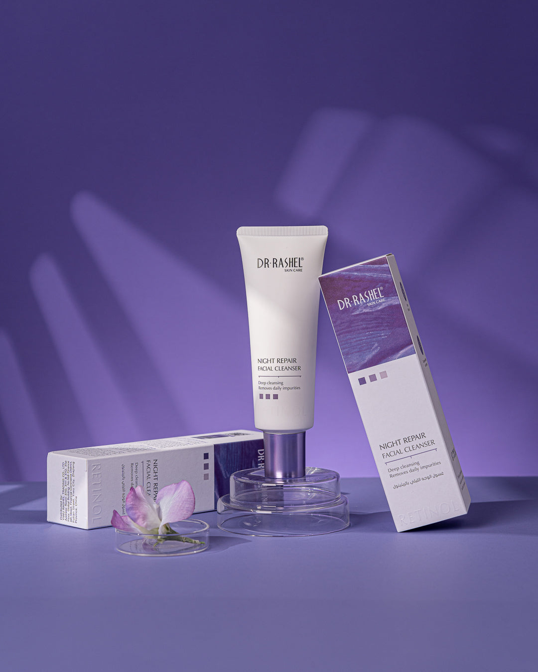 Dr Rashel Night Repair Facial Cleanser – 100ml Advanced Night Recovery Formula – Deep Cleansing, Hydration & Skin Renewal