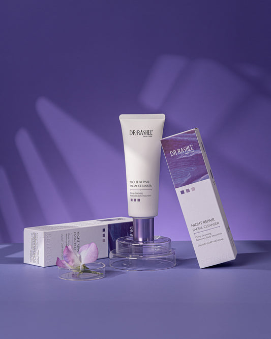 Dr Rashel Night Repair Facial Cleanser – 100ml Advanced Night Recovery Formula – Deep Cleansing, Hydration & Skin Renewal