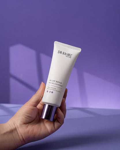 Dr Rashel Night Repair Facial Cleanser – 100ml Advanced Night Recovery Formula – Deep Cleansing, Hydration & Skin Renewal