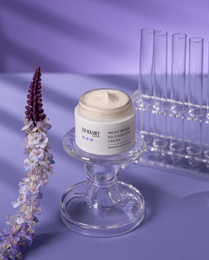 Dr Rashel Retinol Night Repair Regenerating Cream – 50g Advanced Retinol-Powered Night Cream for Wrinkle Repair, Firmness