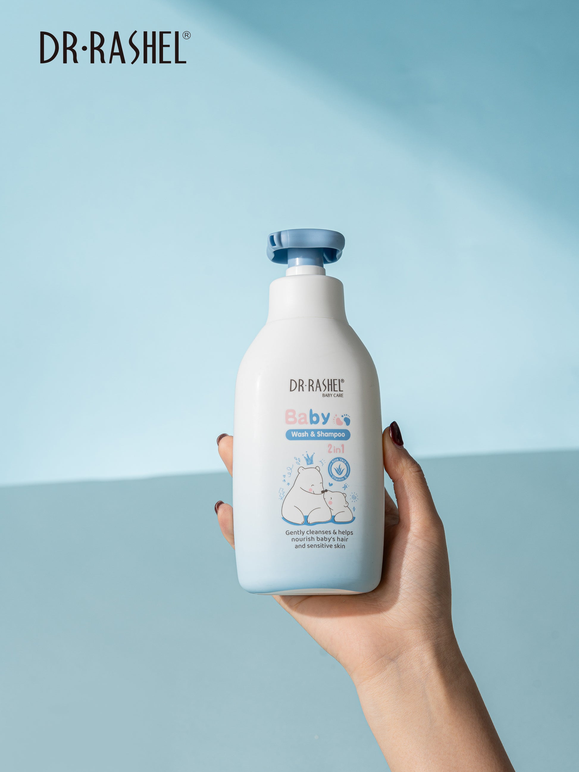 Dr.Rashel Baby 2 in 1 Wash & Shampoo 300ML