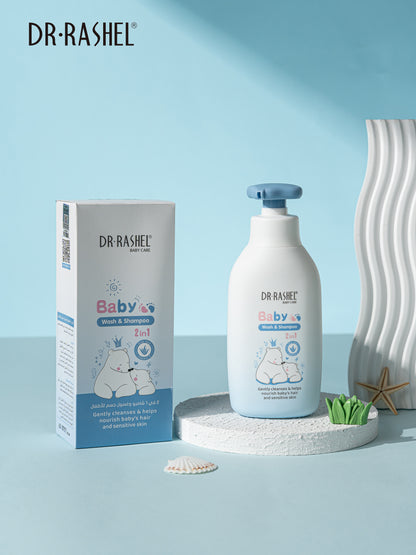Dr.Rashel Baby 2 in 1 Wash & Shampoo 300ML