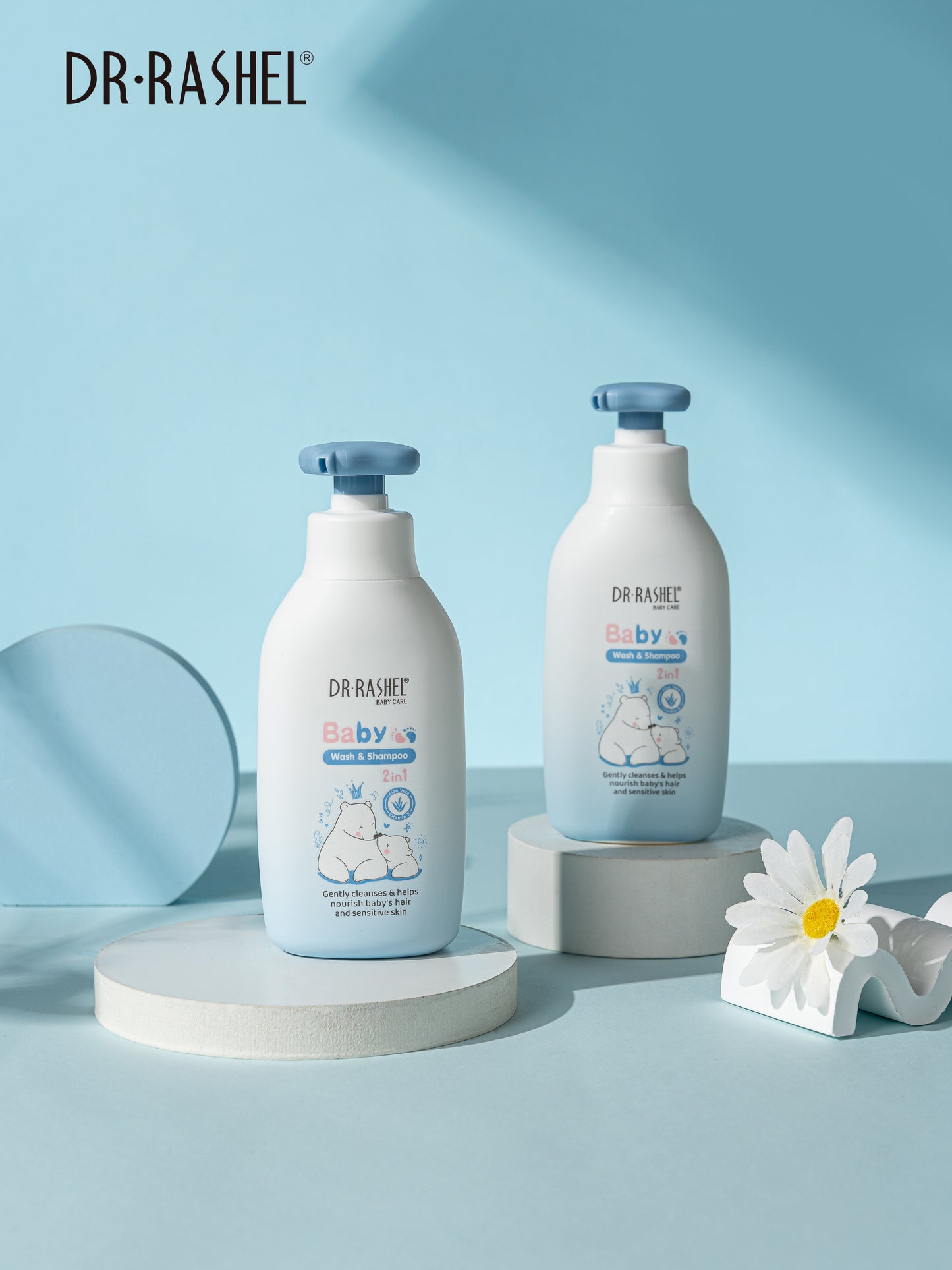 Dr.Rashel Baby 2 in 1 Wash & Shampoo 300ML