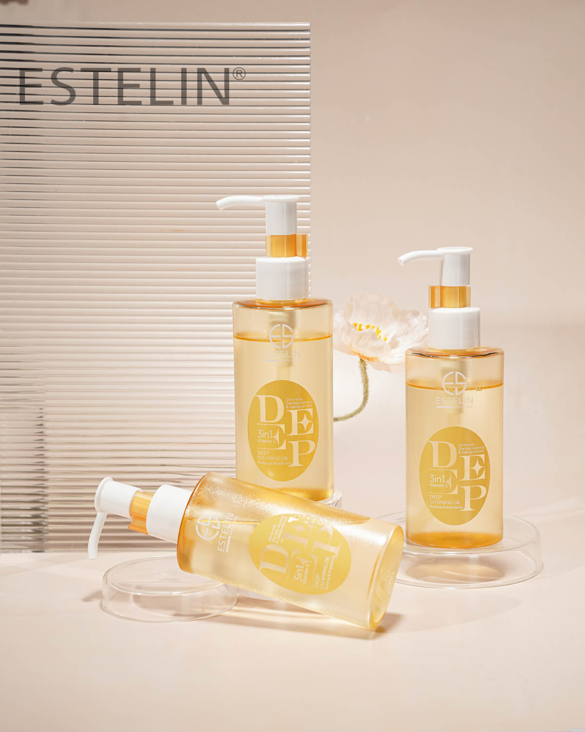 Estelin 3-in-1 Vitamin C Deep Cleansing Oil 130ML