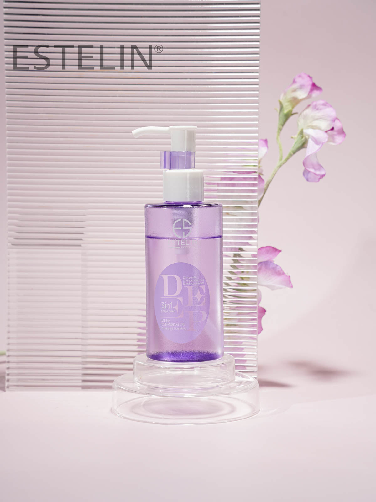 Estelin 3-in-1 Grape Seed Deep Cleansing Oil 130ML
