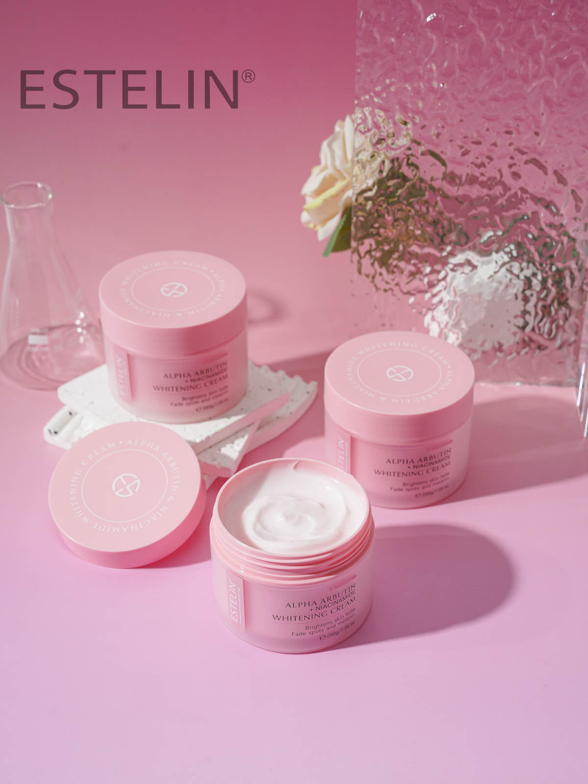 Estelin Alpha Arbutin + Niacinamide Whitening Cream – 200g