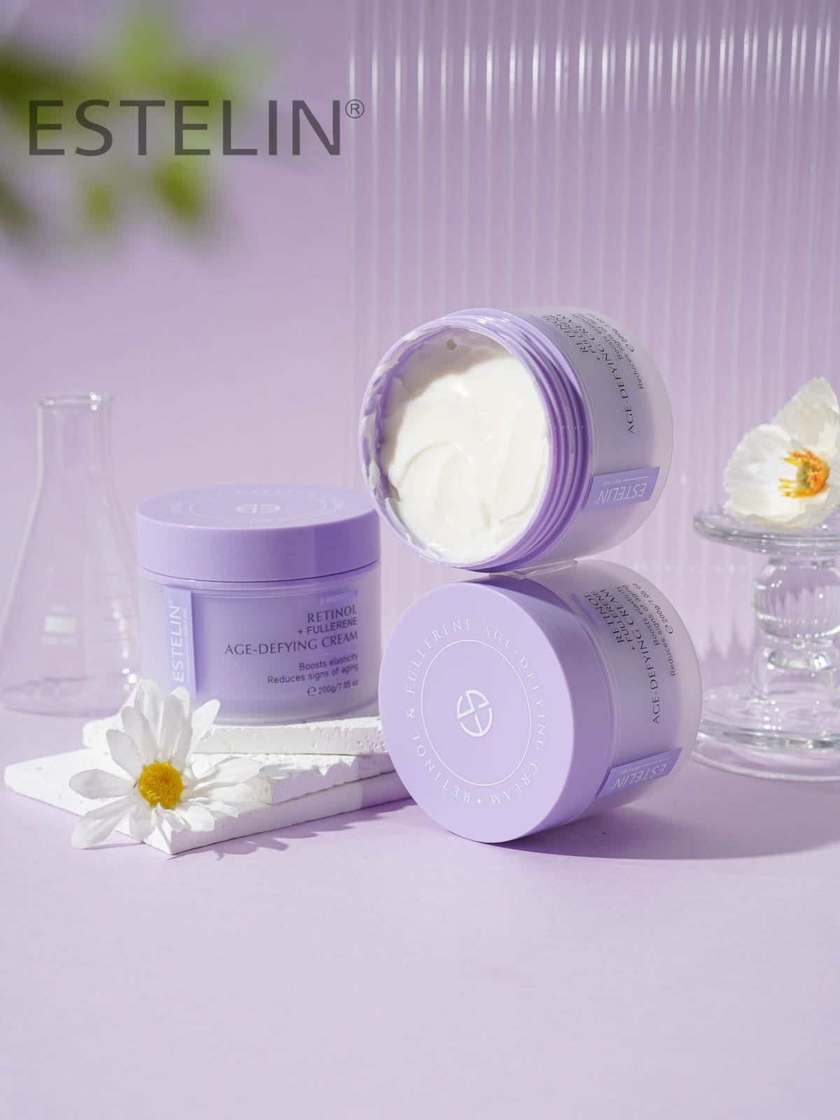 Estelin Retinol + Fullerene Age-Defying Cream – 200g
