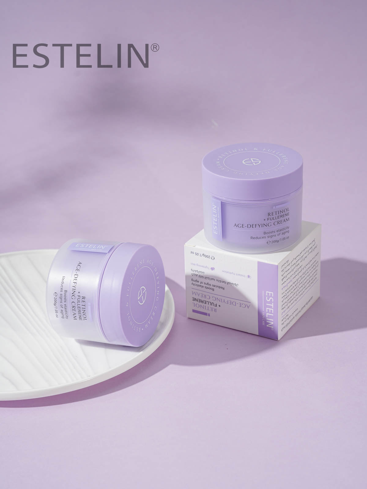 Estelin Retinol + Fullerene Age-Defying Cream – 200g
