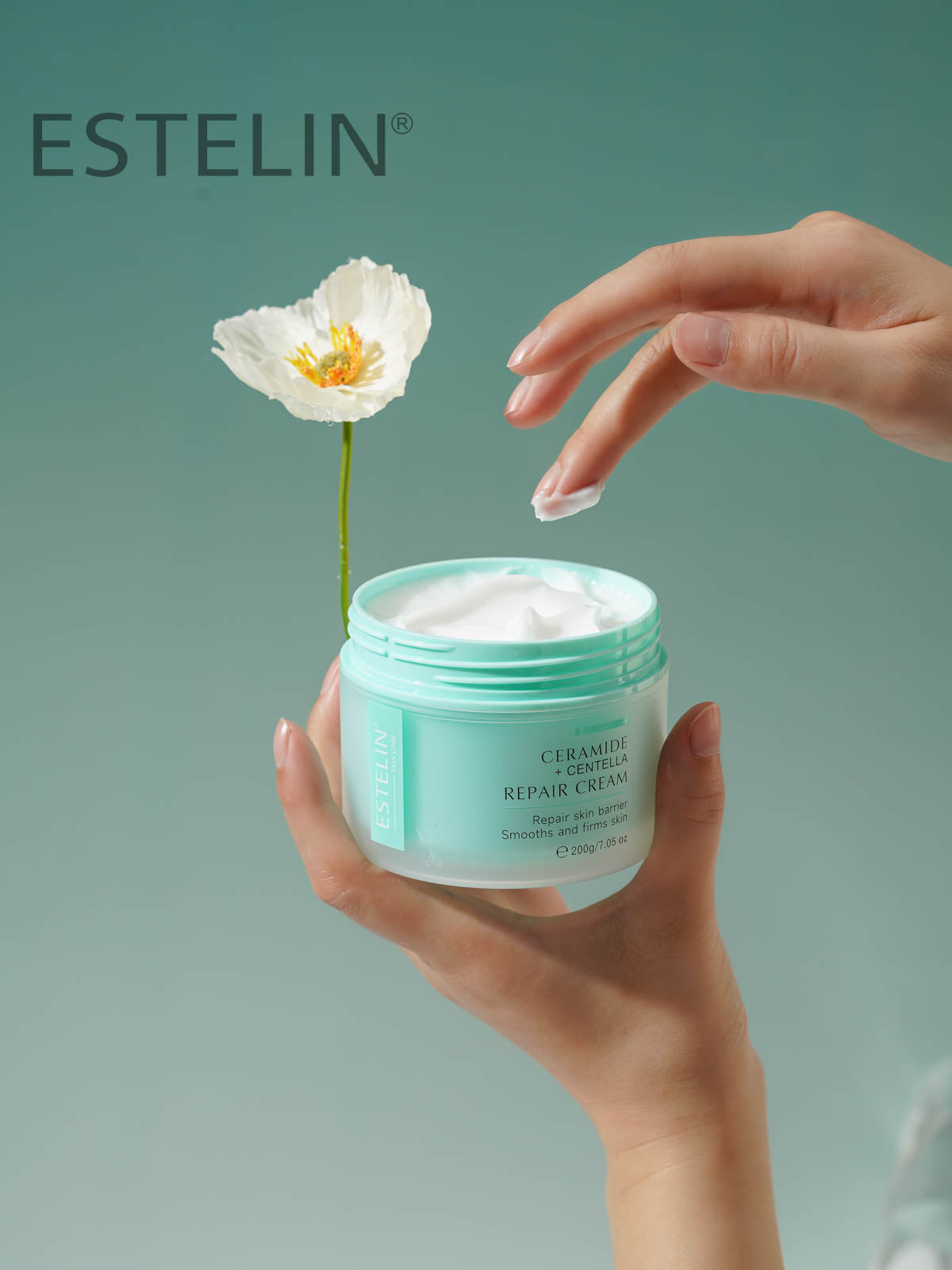 Estelin Ceramide + Centella Repair Cream – 200g