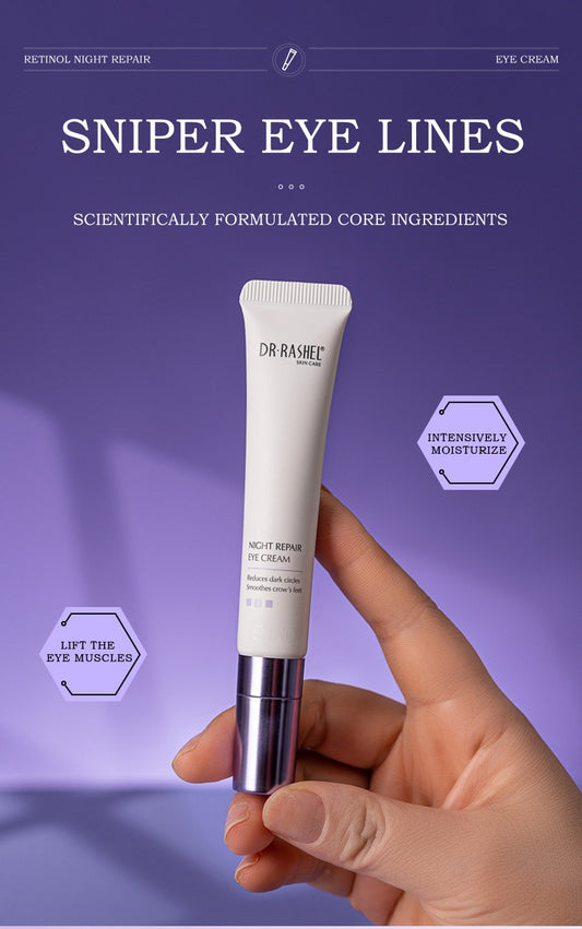 Dr Rashel Retinol Rejuvenating Eye Cream – 30g Advanced Anti-Wrinkle Eye Treatment for Firming, Brightening & Youthful Under-Eye Skin