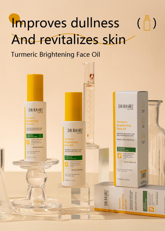 Dr Rashel Turmeric Brightening Face Oil – Deep Nourishment, Glow Boost & Spot Correction