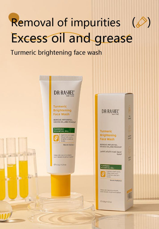 dr rashel turmeric face wash 