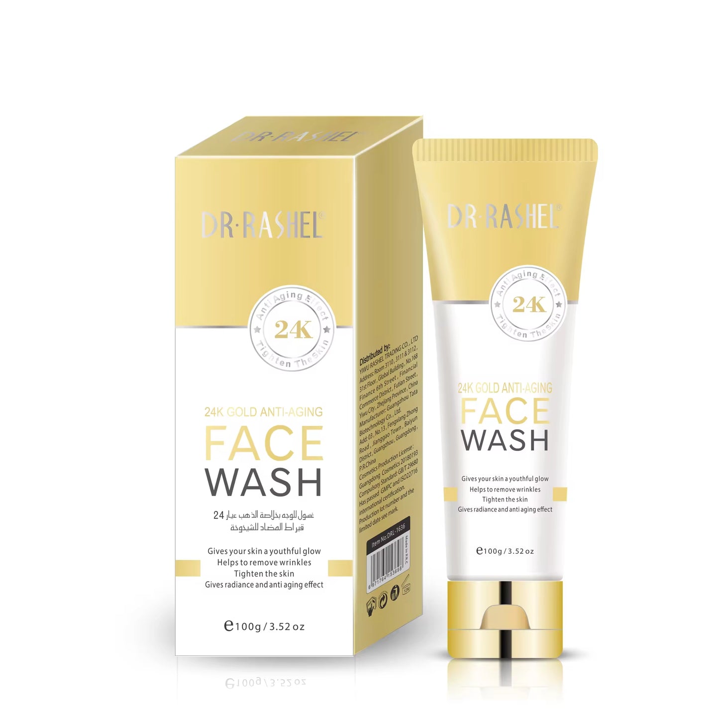   Dr.Rashel Product New 24K Gold Anti-Aging Face Wash 100g