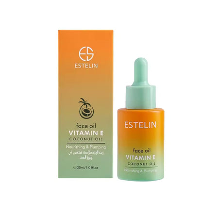   Estelin Face Oil Vitamin C , Rosehip & Vitamin E Oil - 30ml