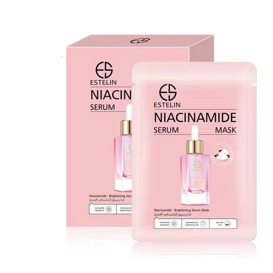   ESTELIN Serum Facial Mask Niacinamide Anti-wrinkle Face Sheet Mask