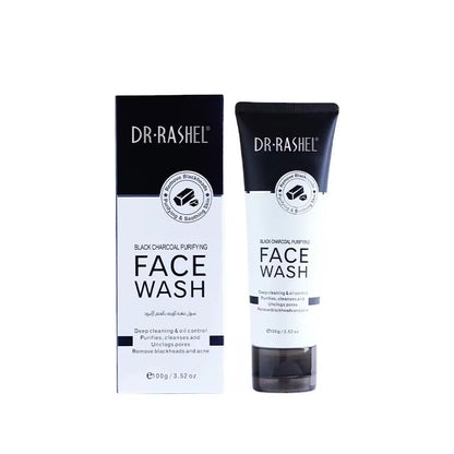   Dr.Rashel Black Charcoal Purifying Face Wash - 100g