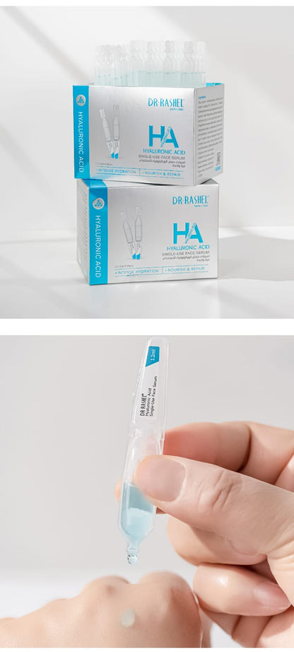 Dr Rashel Hyaluronic Acid Single-Use Face Serum – Deep Hydration & Skin Plumping Mini Ampoule (2ml)