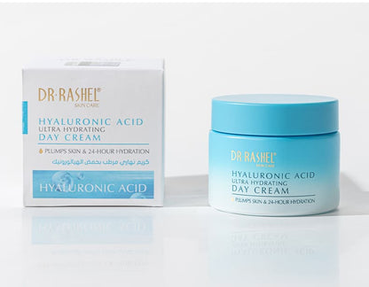 Dr Rashel Hyaluronic Acid Ultra Hydrating Day Cream – Intense Daily Moisture Lock & Skin Plumping Formula (50g)
