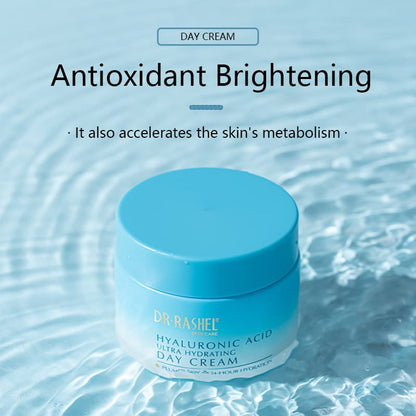 Dr Rashel Hyaluronic Acid Ultra Hydrating Day Cream – Intense Daily Moisture Lock & Skin Plumping Formula (50g)