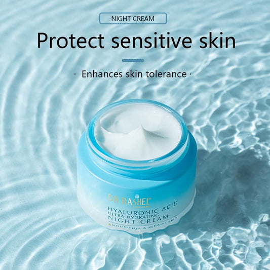 Dr Rashel Hyaluronic Acid Ultra Hydrating Night Cream – Deep Repair & Overnight Moisture Recharge (50g)