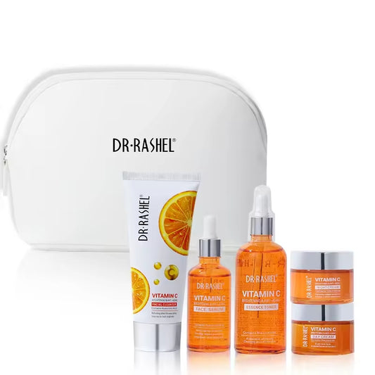   Dr.Rashel Vitamin C Skin Care 5 Piece Set With Bag