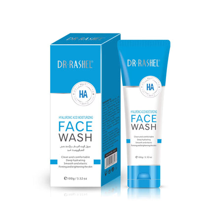   Dr.Rashel Hyaluronic Acid Hydrating  Moisturizing and Smooth Face Wash - 100g