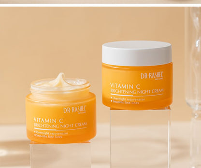 Dr Rashel Vitamin C Brightening Night Cream – Overnight Glow, Pigmentation Fade & Skin Repair Formula (50g)