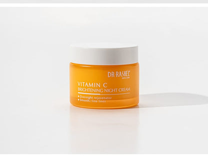 Dr Rashel Vitamin C Brightening Night Cream – Overnight Glow, Pigmentation Fade & Skin Repair Formula (50g)