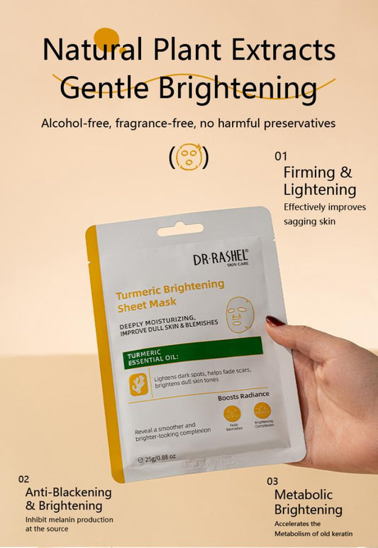 Dr Rashel Turmeric Sheet Mask 
